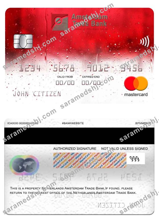 Netherlands Amsterdam Trade Bank mastercard